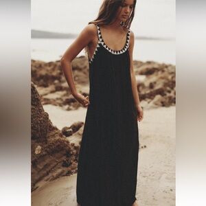 Zara Black Beaded Dress